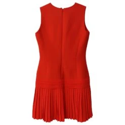 Robe Dior Tennis En Laine Rouge -Outlet Élégance DIOR 729732 5