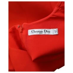 Robe Dior Tennis En Laine Rouge -Outlet Élégance DIOR 729732 7