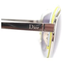 Lunettes De Soleil Torsadées En Caoutchouc Dior Songe Argenté -Outlet Élégance DIOR 733445 6