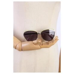 Lunettes De Soleil Torsadées En Caoutchouc Dior Songe Argenté -Outlet Élégance DIOR 733445 8