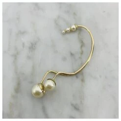 Dior Bijou D'oreille En Fausse Perle Doré 7 Dior Bijou D'oreille En Fausse Perle Doré -Outlet Élégance DIOR 734691 4