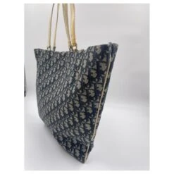 Cabas Dior En Toile Enduite Bleu -Outlet Élégance DIOR 736420 10