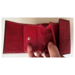 Christian Dior Portefeuilles Bordeaux -Outlet Élégance DIOR 743543 5