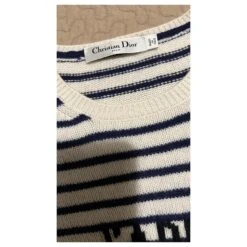 Christian Dior Tricots Blanc -Outlet Élégance DIOR 760593 3