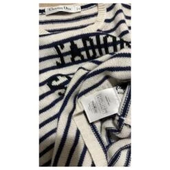 Christian Dior Tricots Blanc -Outlet Élégance DIOR 760593 5