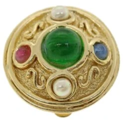 Christian Dior Boucle D'oreille Métal Doré Auth Am3562 -Outlet Élégance DIOR 761954 10