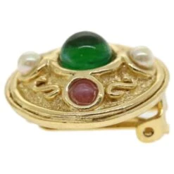 Christian Dior Boucle D'oreille Métal Doré Auth Am3562 -Outlet Élégance DIOR 761954 4