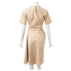 Dior Robe Droite Mi-longue Chair -Outlet Élégance DIOR 763910 3