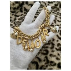 Incroyable Bracelet Dior Vintage Doré -Outlet Élégance DIOR 764662 5