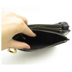 NEUF SAC A MAIN CHRISTIAN DIOR SADDLE TRIO EN CUIR NOIR BLACK HAND BAG NEW -Outlet Élégance DIOR 764983 7