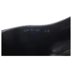 CHAUSSURES CHRISTIAN DIOR ESCARPINS D GLAM 40 BOTTINES EN CUIR VERNIS BOOTS Noir -Outlet Élégance DIOR 765073 5