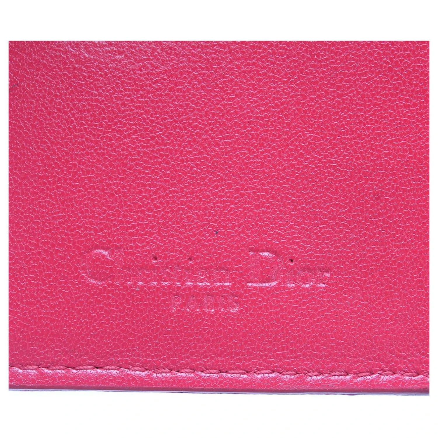 Dior Porte-cartes En Cuir Cannage Rouge 5 Dior Porte-cartes En Cuir Cannage Rouge – Image 5