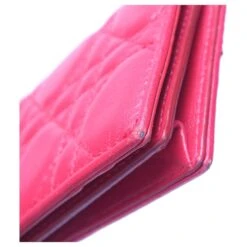 Dior Porte-cartes En Cuir Cannage Rouge 15 Dior Porte-cartes En Cuir Cannage Rouge -Outlet Élégance DIOR 776025 8