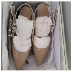J'Adior Ballerines Slingback Beige -Outlet Élégance DIOR 778188 6