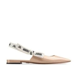 J'Adior Ballerines Slingback Beige -Outlet Élégance DIOR 778188 7