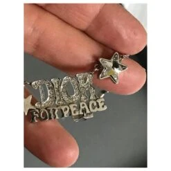 Dior Ensembles De Bijoux Argenté Bijouterie Argentée -Outlet Élégance DIOR 783630 7