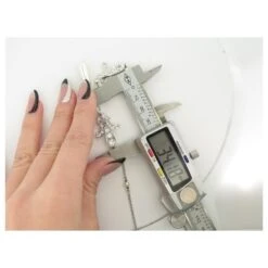 COLLIER CHRISTIAN DIOR STRASS PAMPILLES STRASS & PERLE 42-46 METAL NECKLACE Argenté -Outlet Élégance DIOR 784779 7