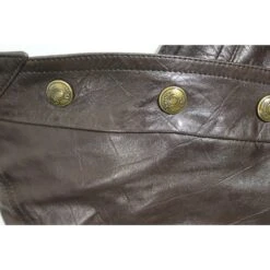 Christian Dior Jupe Cuir Marron 18 Christian Dior Jupe Cuir Marron -Outlet Élégance DIOR 78767 5