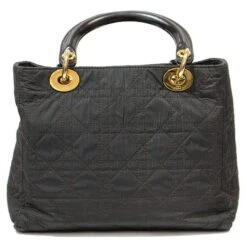 Dior Sacs à Main Marron Foncé Bijouterie Dorée -Outlet Élégance DIOR 789008 3