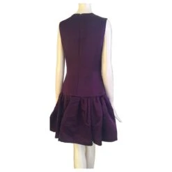 Robe Ornée De Soie Christian Dior Violet -Outlet Élégance DIOR 796847 4