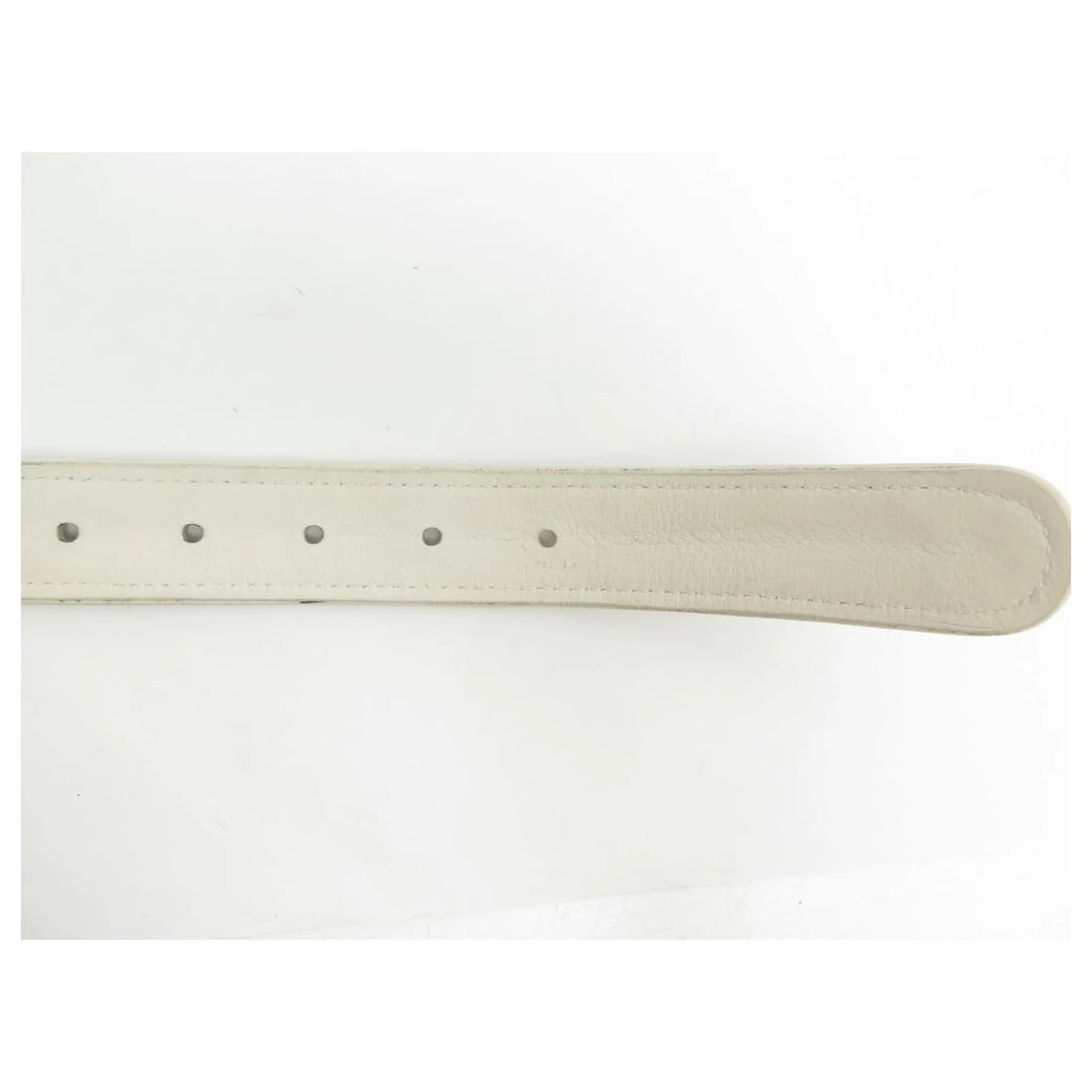 CEINTURE CHRISTIAN DIOR CROIX EN TOILE ET CUIR BEIGE CROSS CANVAS BELT 3 CEINTURE CHRISTIAN DIOR CROIX EN TOILE ET CUIR BEIGE CROSS CANVAS BELT – Image 3