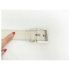 CEINTURE CHRISTIAN DIOR CROIX EN TOILE ET CUIR BEIGE CROSS CANVAS BELT 14 CEINTURE CHRISTIAN DIOR CROIX EN TOILE ET CUIR BEIGE CROSS CANVAS BELT -Outlet Élégance DIOR 797203 5