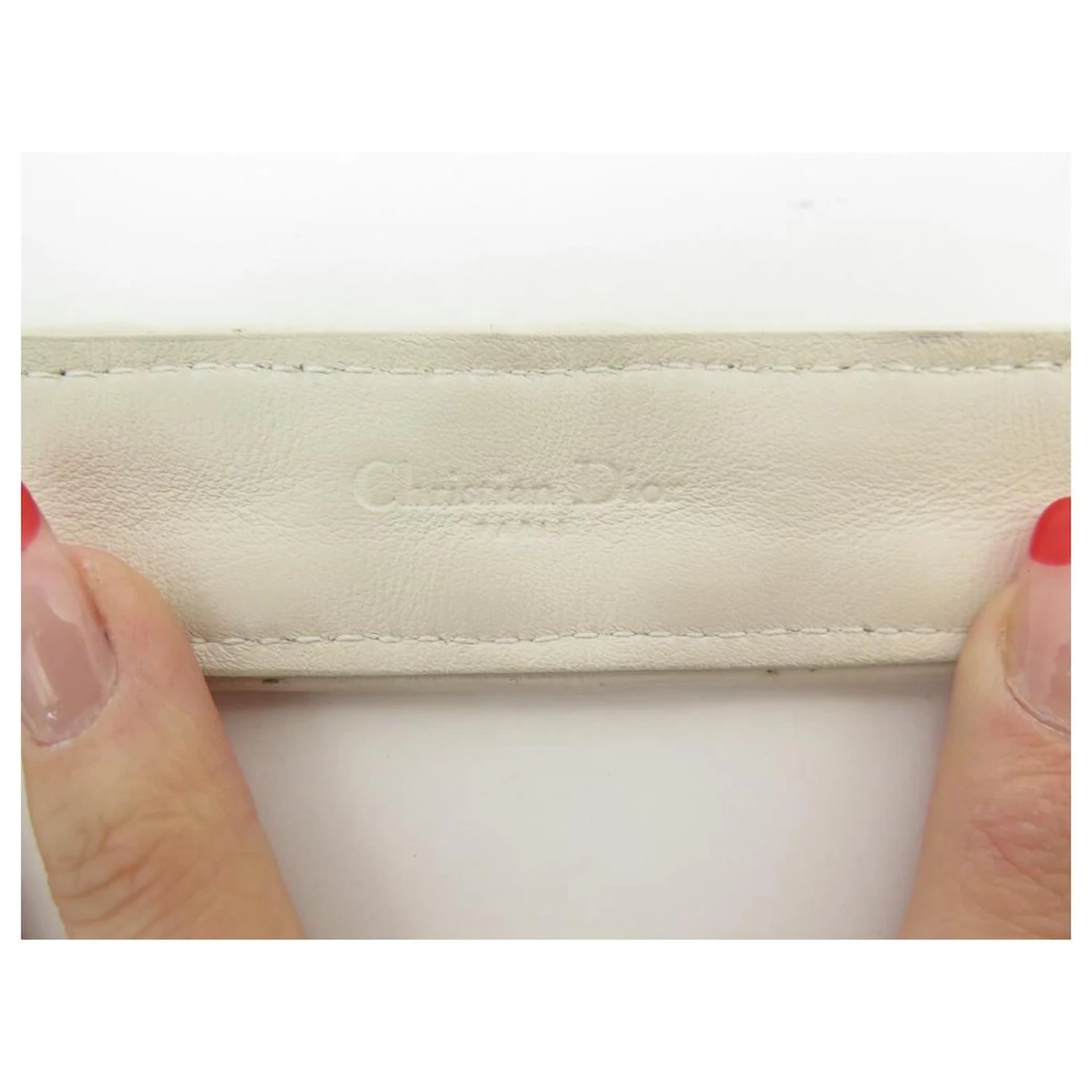 CEINTURE CHRISTIAN DIOR CROIX EN TOILE ET CUIR BEIGE CROSS CANVAS BELT 7 CEINTURE CHRISTIAN DIOR CROIX EN TOILE ET CUIR BEIGE CROSS CANVAS BELT – Image 7