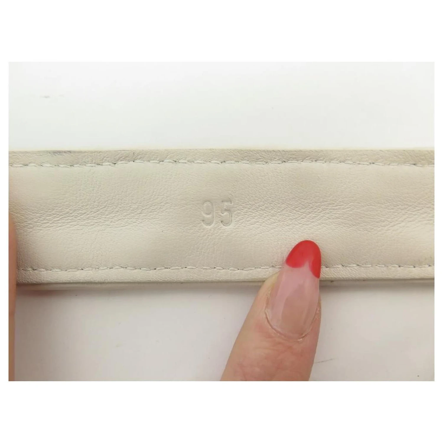 CEINTURE CHRISTIAN DIOR CROIX EN TOILE ET CUIR BEIGE CROSS CANVAS BELT 8 CEINTURE CHRISTIAN DIOR CROIX EN TOILE ET CUIR BEIGE CROSS CANVAS BELT – Image 8