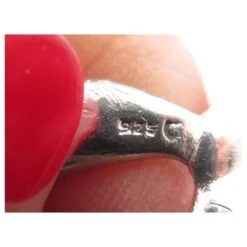 BAGUE CHRISTIAN DIOR T52 EN ARGENT MASSIF 925 ARGENTE SILVER JEWEL RING Argenté -Outlet Élégance DIOR 801991 3