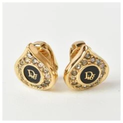 Boucle D’oreille Dior Doré -Outlet Élégance DIOR 804938 4