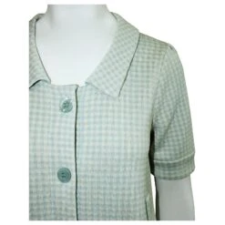 Dior Veste Classique à Carreaux Bleu Clair -Outlet Élégance DIOR 806535 5