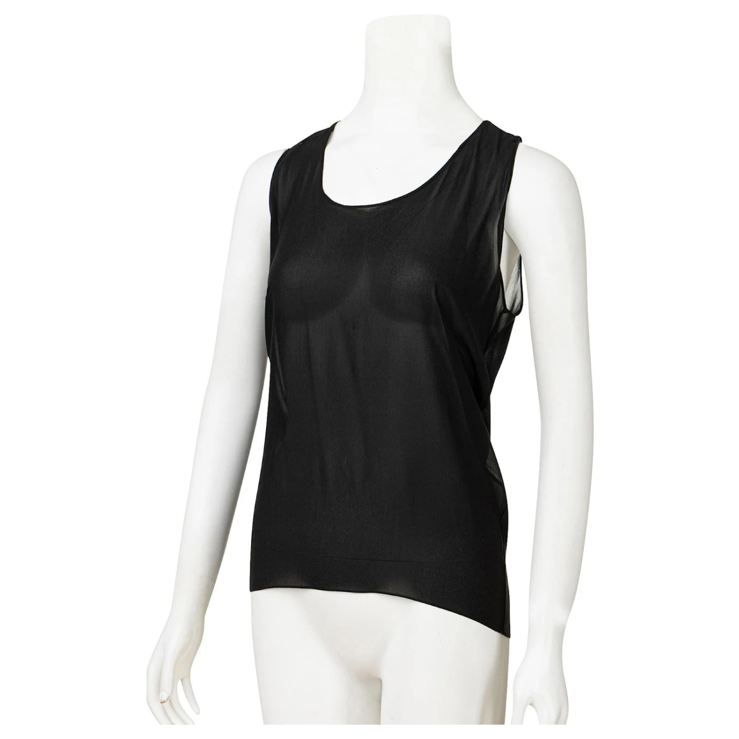 Dior Camisole Transparente Noir 4 Dior Camisole Transparente Noir – Image 4