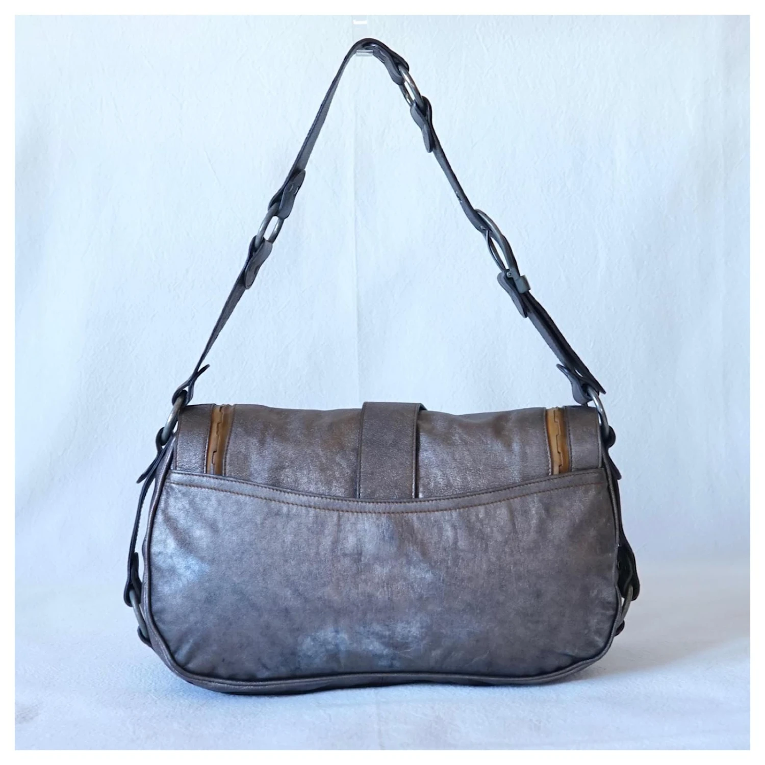 Christian Dior Gaucho De John Galliano Argenté 2 Christian Dior Gaucho De John Galliano Argenté – Image 2