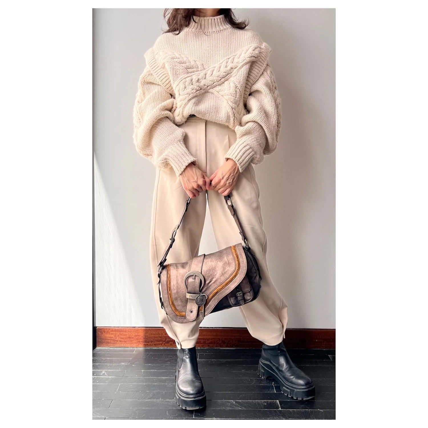 Christian Dior Gaucho De John Galliano Argenté 7 Christian Dior Gaucho De John Galliano Argenté – Image 7