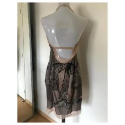 Dior Robes Noir Beige -Outlet Élégance DIOR 817015 3