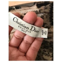 Dior Robes Noir Beige -Outlet Élégance DIOR 817015 8