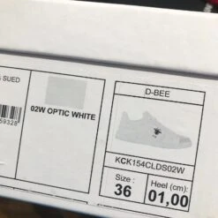 Baskets DIOR T.UE 36 Cuir De Vachette Blanc -Outlet Élégance DIOR 822475 8