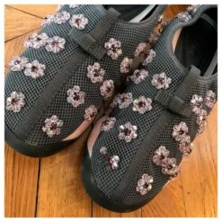 Baskets DIOR T.UE 38 Chiffon Gris -Outlet Élégance DIOR 822476 4