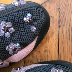 Baskets DIOR T.UE 38 Chiffon Gris -Outlet Élégance DIOR 822476 7