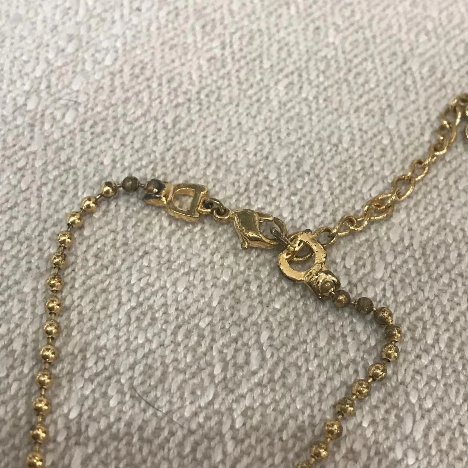 DIOR Colliers T. Métal Doré 6 DIOR Colliers T. Métal Doré – Image 6