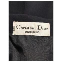 Robes DIOR T.International M Synthétique Noir -Outlet Élégance DIOR 825433 4