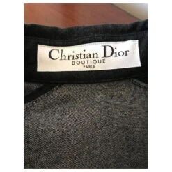 Vestes DIOR T.International M Coton Noir -Outlet Élégance DIOR 826003 6