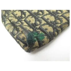 VINTAGE POCHETTE CHRISTIAN DIOR TOILE MONOGRAMME OBLIQUE BLEU TROUSSE POUCH Bleu Marine -Outlet Élégance DIOR 829540 8