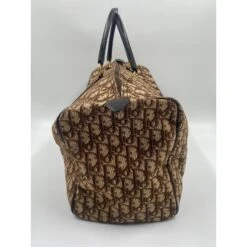 Sac Dior Boston En Toile Marron -Outlet Élégance DIOR 831765 3