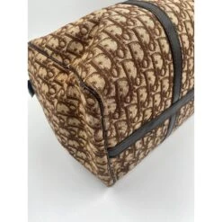 Sac Dior Boston En Toile Marron -Outlet Élégance DIOR 831765 6