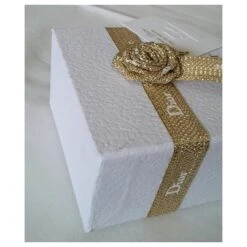 Vintage & Neuve - Broche Rose DIOR Avec Zirconia Doré Bijouterie Dorée -Outlet Élégance DIOR 834862 7