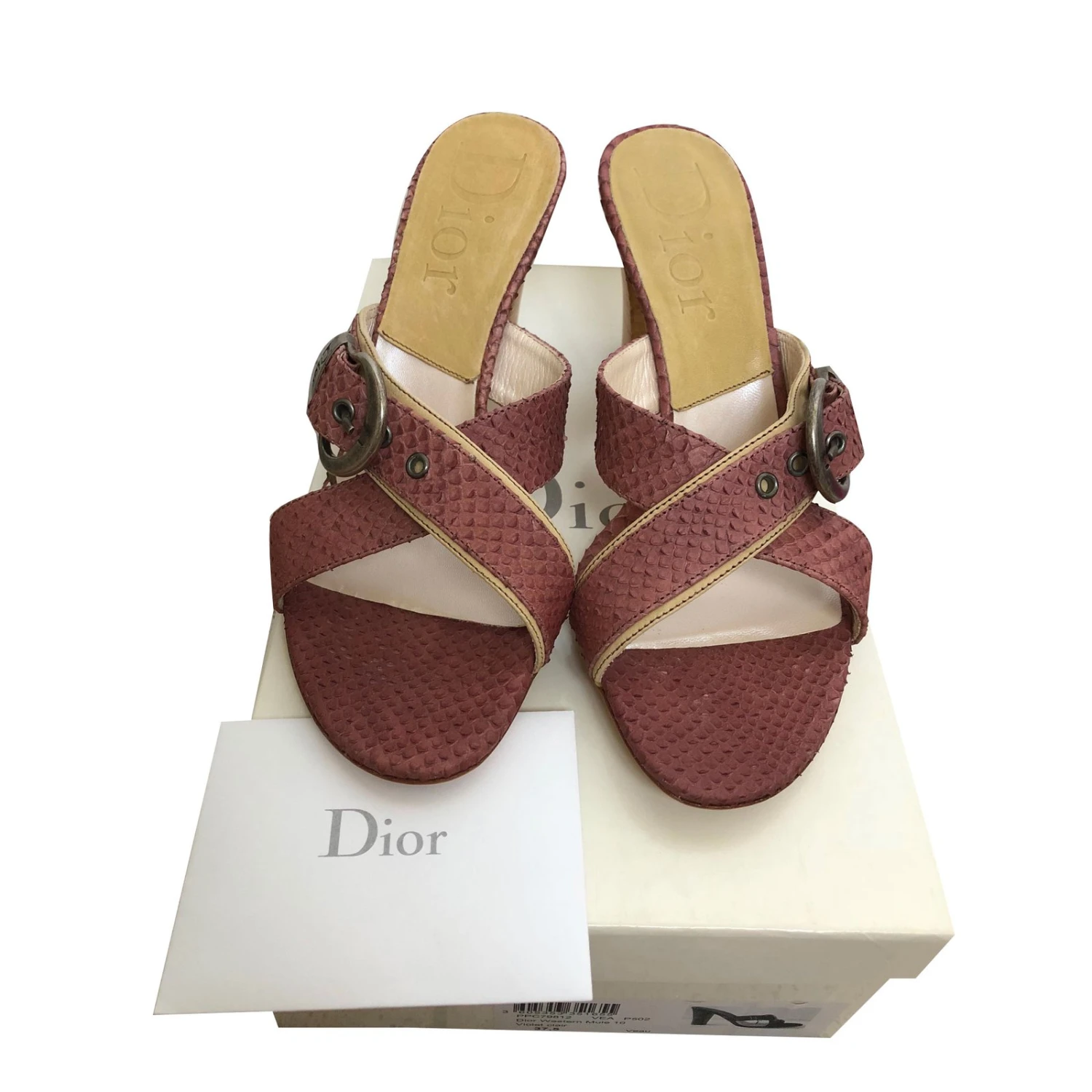 Dior Mules Rose 2 Dior Mules Rose – Image 2