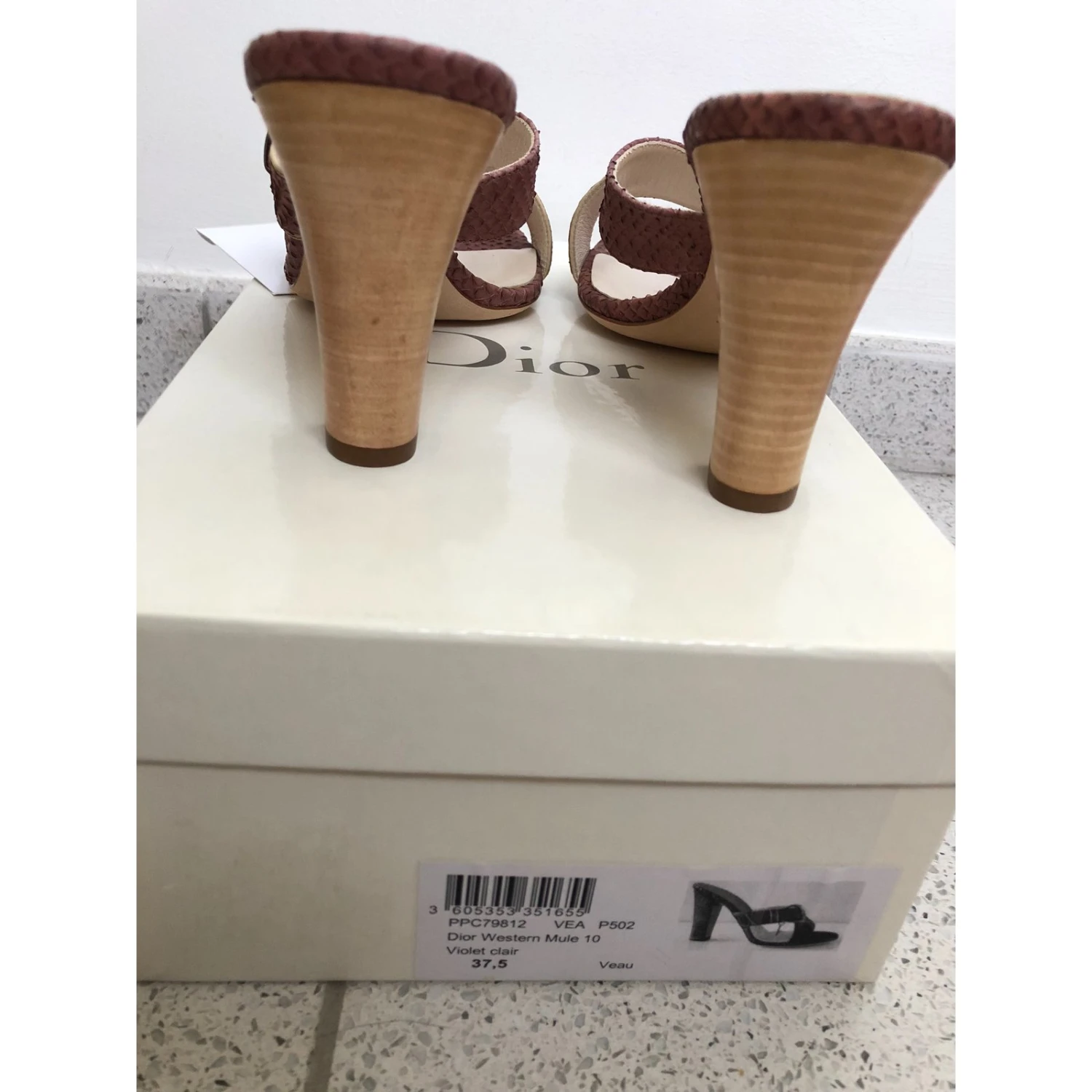 Dior Mules Rose 3 Dior Mules Rose – Image 3