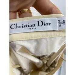 CHRISTIAN DIOR Jupes T.fr 38 Cotton Écru -Outlet Élégance DIOR 837448 5