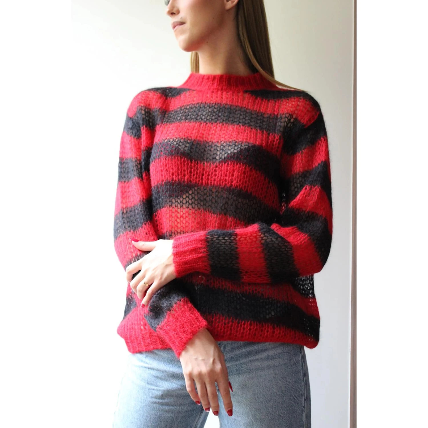 DIOR Maille T.fr 36 Wool Rouge 2 DIOR Maille T.fr 36 Wool Rouge – Image 2